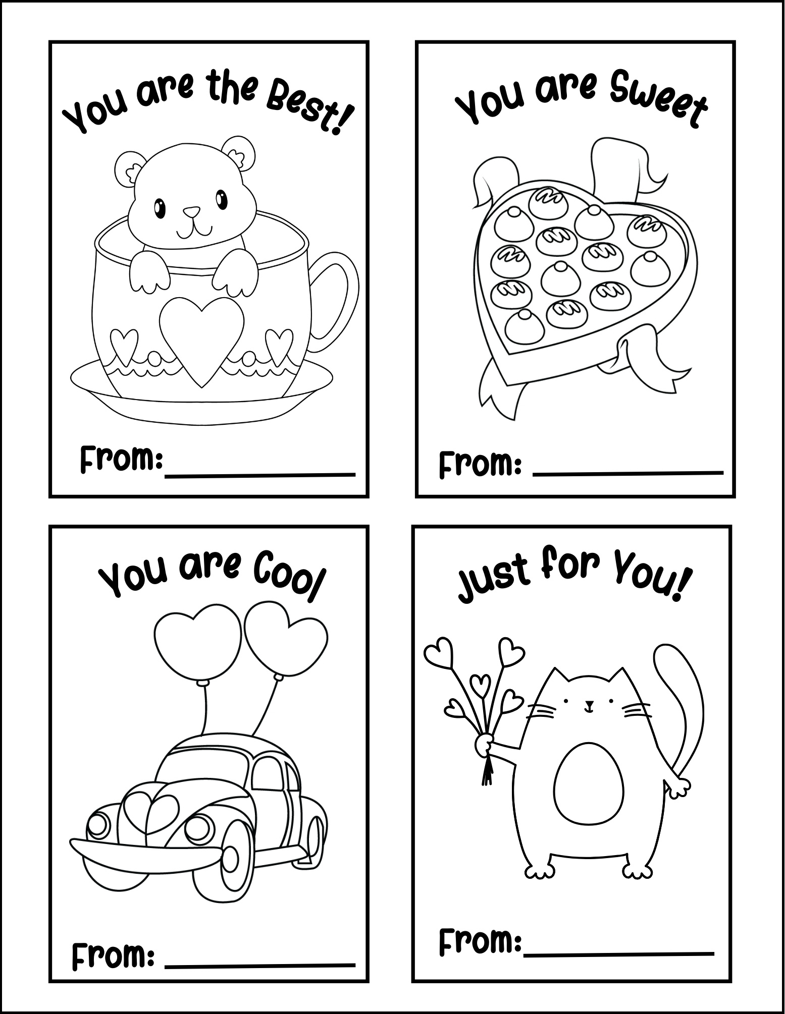 Printable Valentines Cards