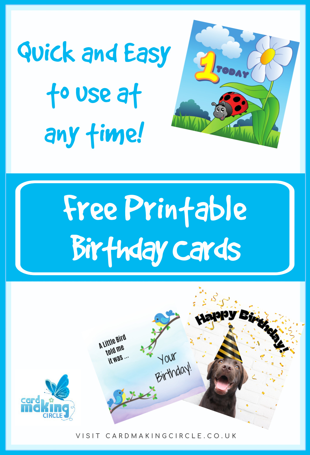printable birthday cards foldable