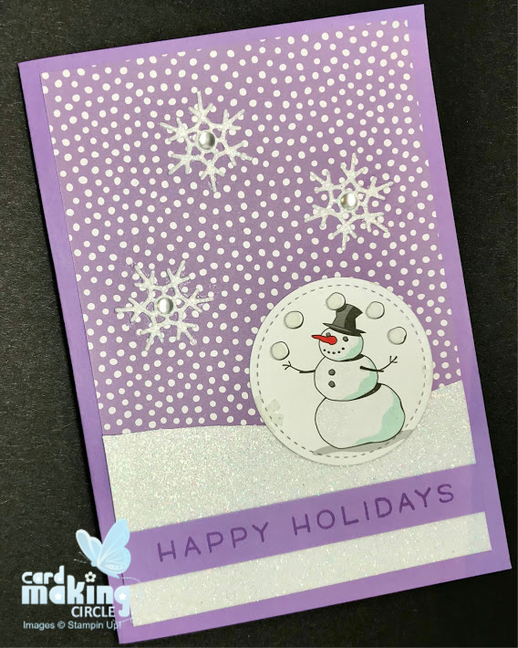 homemade christmas cards snowman